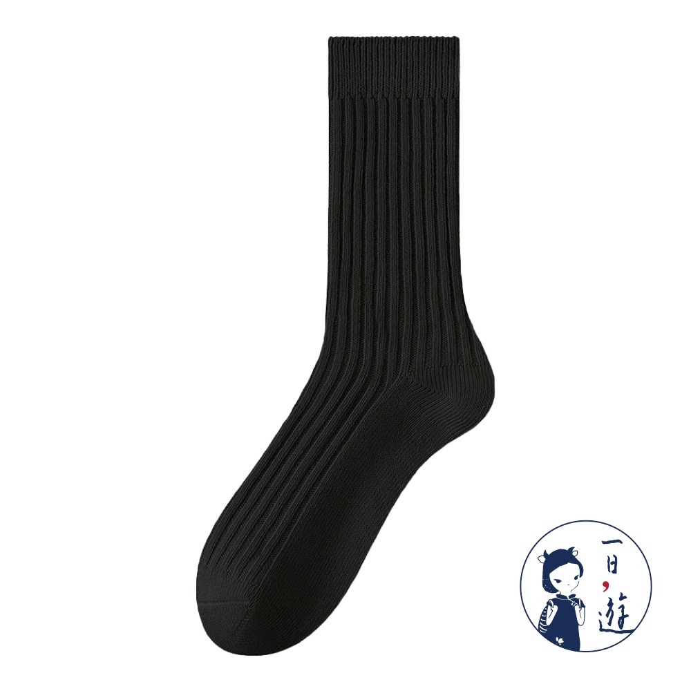 NicoFun 愛定做 2雙 抗菌消臭 粗織線復古中筒堆堆襪 中筒襪 羅紋襪 針織襪 運動襪(中性襪24-26.5cm)-規格圖5