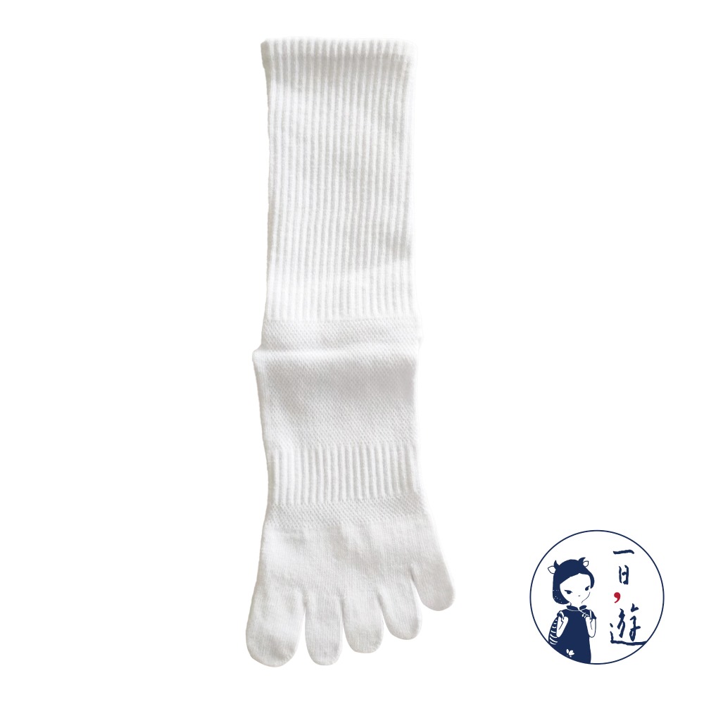 NicoFun 愛定做 五趾襪 中筒襪 運動襪 可訂製大尺碼 腳背透氣(棉襪22-28.5cm)-規格圖5