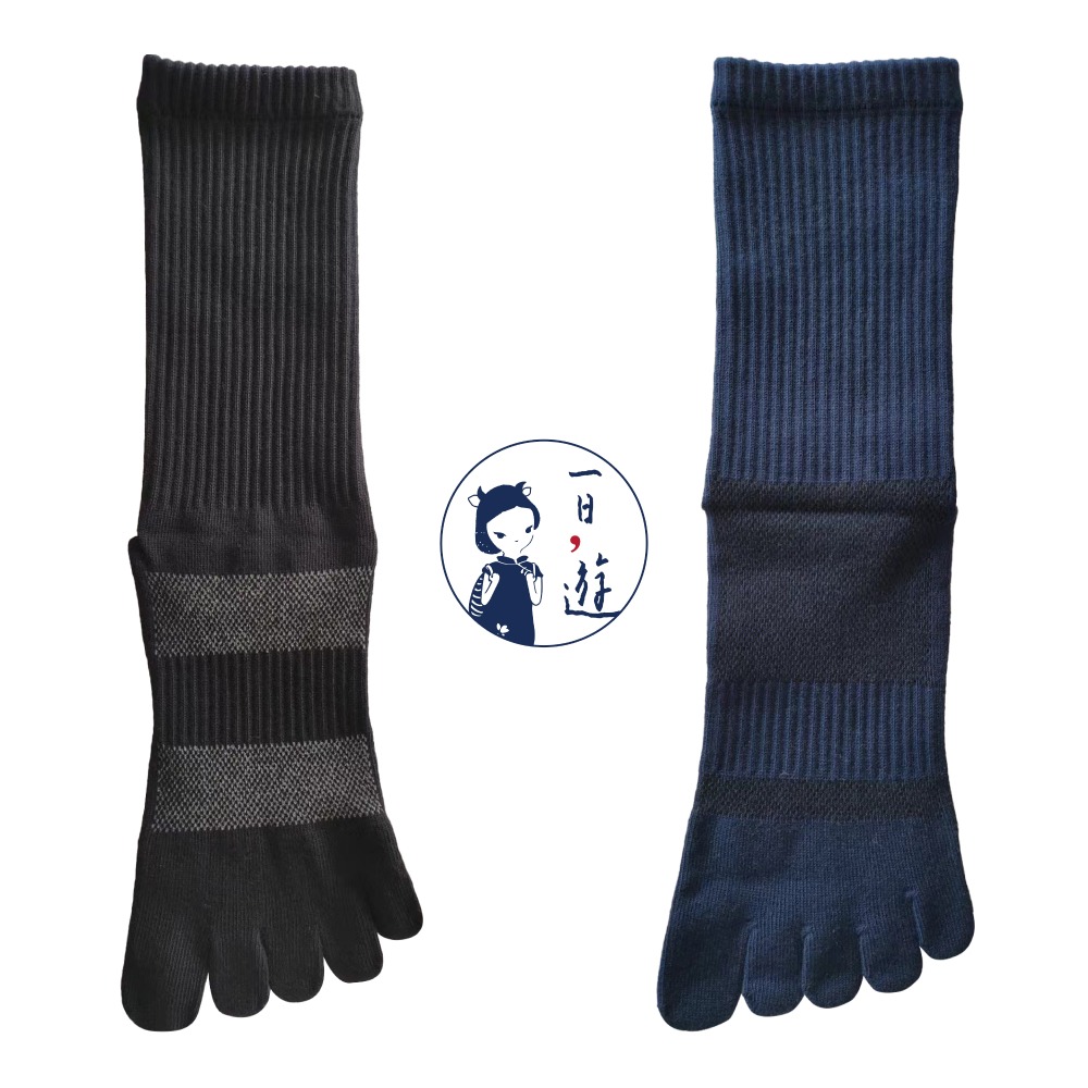 NicoFun 愛定做 2雙 尺寸齊全 大腳小腳 超慢跑 五指襪 五趾襪 爬山 運動襪 腳背透氣中性襪22-28.5cm-規格圖5