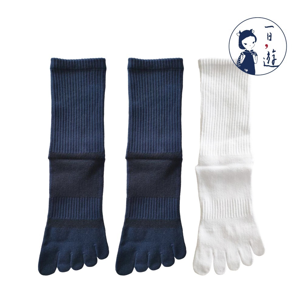NicoFun 愛定做 3雙 尺寸齊全 大腳小腳 有福 精梳棉 五趾襪 透氣運動襪 168針 腳背透氣男襪25-28.5-規格圖5