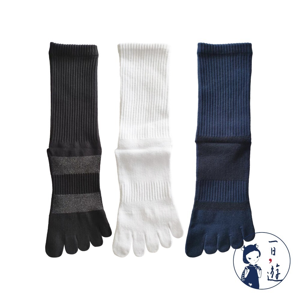 NicoFun 愛定做 3雙 尺寸齊全 大腳小腳 有福 精梳棉 五趾襪 透氣運動襪 168針 腳背透氣男襪25-28.5-規格圖5