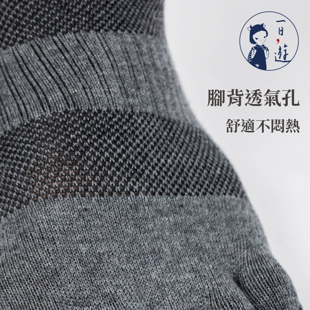 NicoFun 愛定做 3雙 尺寸齊全 保護腳趾 五趾襪 五指襪 高爾夫球 棉襪 襪腳背透氣 棉襪女襪22-26.5cm-細節圖4