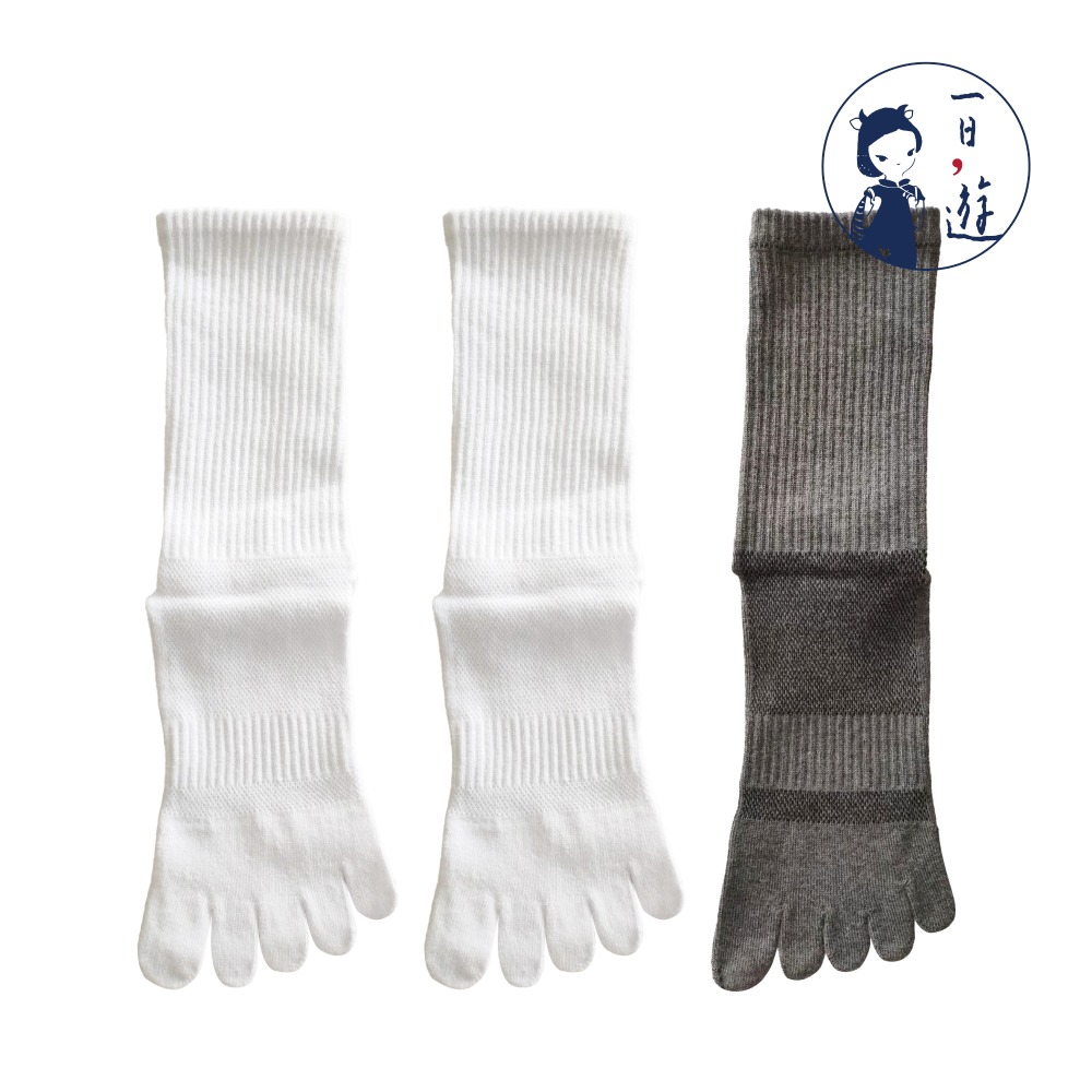 NicoFun 愛定做 3雙 尺寸齊全 保護腳趾 五趾襪 五指襪 高爾夫球 棉襪 襪腳背透氣 棉襪女襪22-26.5cm-規格圖5