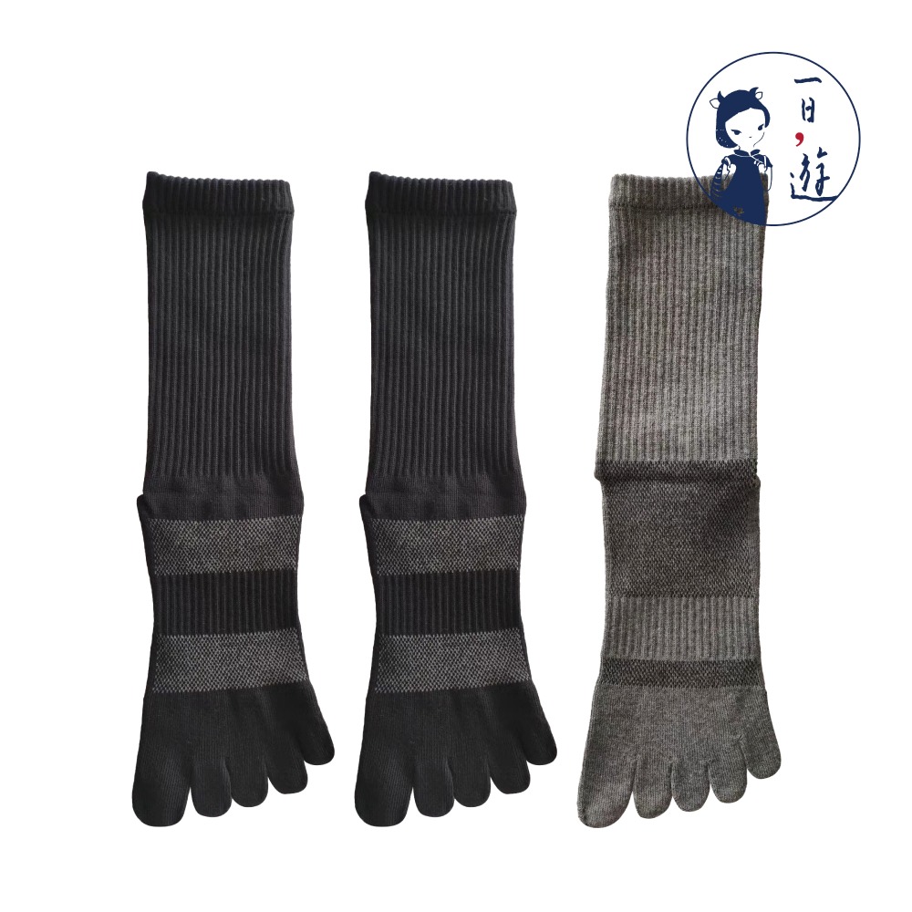 NicoFun 愛定做 3雙 尺寸齊全 保護腳趾 五趾襪 五指襪 高爾夫球 棉襪 襪腳背透氣 棉襪女襪22-26.5cm-規格圖5