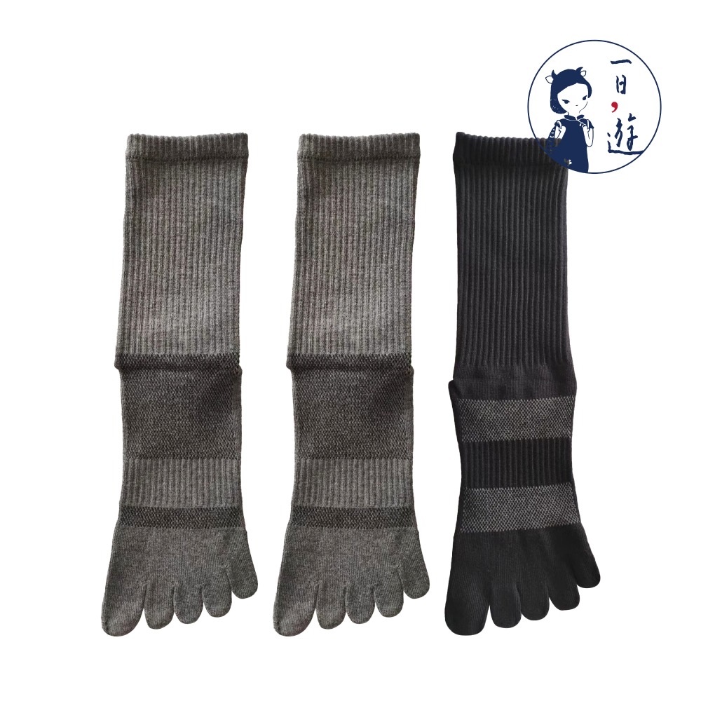 NicoFun 愛定做 3雙 尺寸齊全 保護腳趾 五趾襪 五指襪 高爾夫球 棉襪 襪腳背透氣 棉襪女襪22-26.5cm-規格圖5