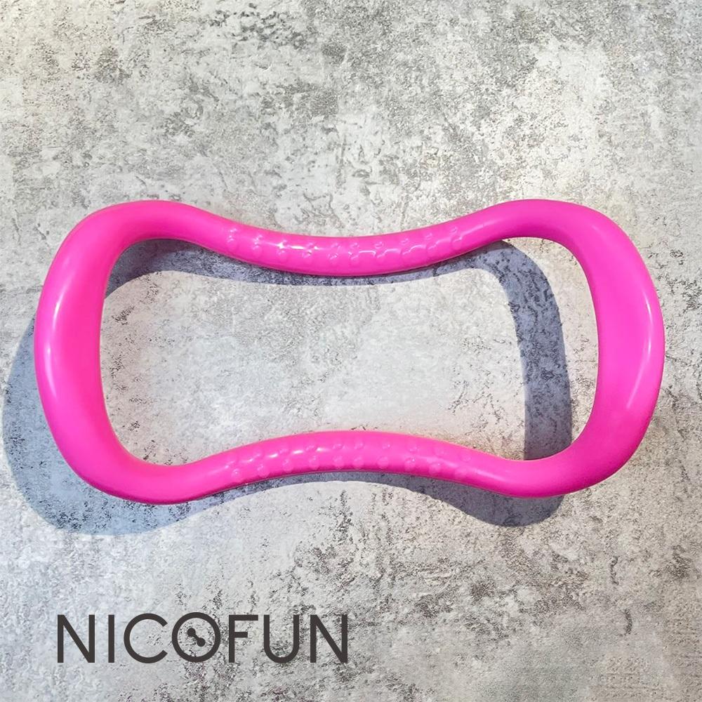 NicoFun 愛定做 瑜伽環 後彎美背輔助神器 放鬆伸展 瑜伽輔助 開背 健身輪-細節圖2