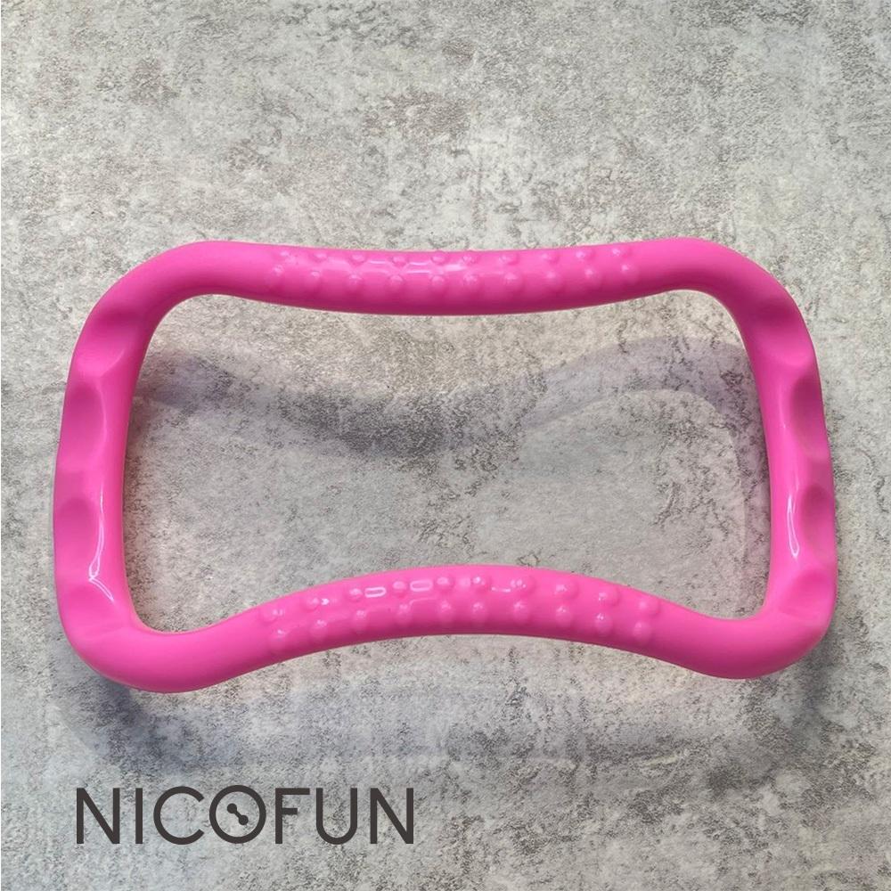 NicoFun 愛定做 瑜伽環 後彎美背輔助神器 放鬆伸展 瑜伽輔助 開背 健身輪-細節圖3