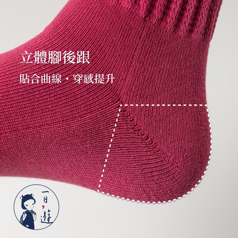NicoFun 愛定做 美式復古風 復古學院風 中筒襪 堆堆襪 抗菌襪 毛巾底 運動襪 羅紋襪 針織襪*男女襪23~27-細節圖6