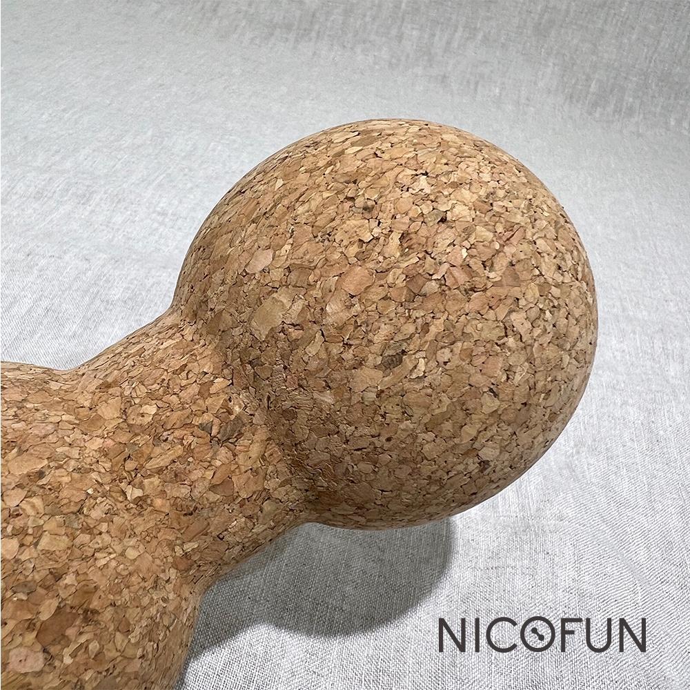 【NicoFun 愛定做】花生球 按摩球 筋膜球 肌筋膜放鬆 深層按摩 天然 軟木材質-細節圖4