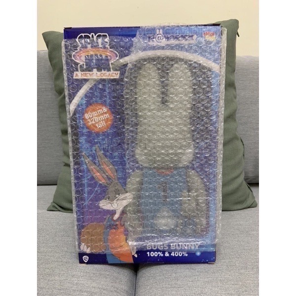 be@rbrick BUGS BUNNY 邦尼兔 怪物奇兵 bearbrick 庫柏力克 400+100%-細節圖2