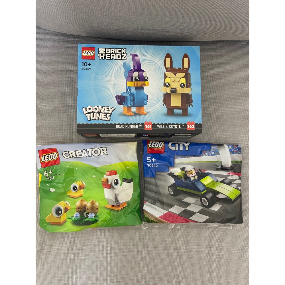 樂高驚喜包 樂高 40559 樂一通 威力狼與嗶嗶鳥 30640 城市賽車 30643 小雞 雞蛋-細節圖2