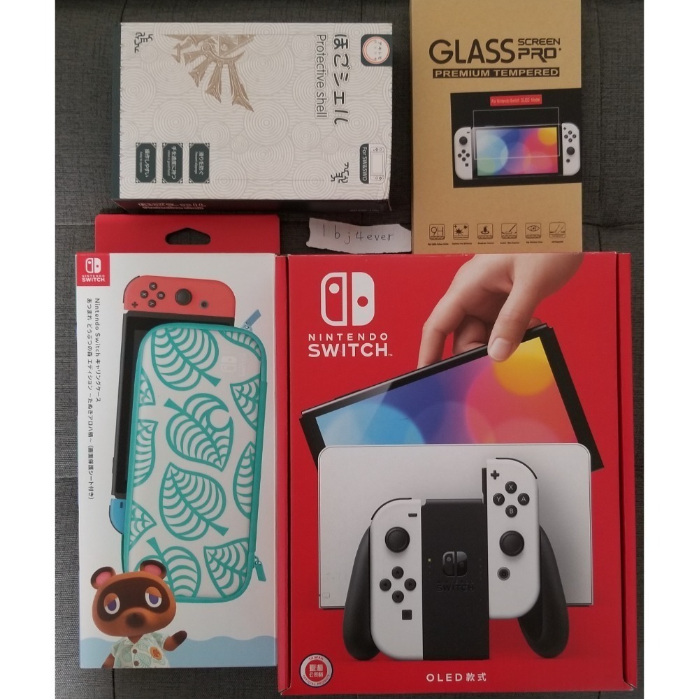 oled白主機+王國之淚配件組 全新原廠一年保固-規格圖1