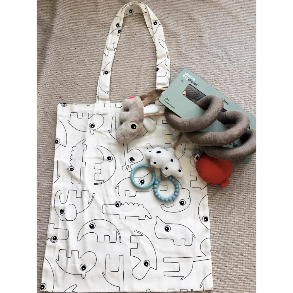 【現貨】️ 丹麥 DONE BY DEER 純棉提袋 加購 送禮提袋 僅限加購 不單售-細節圖2