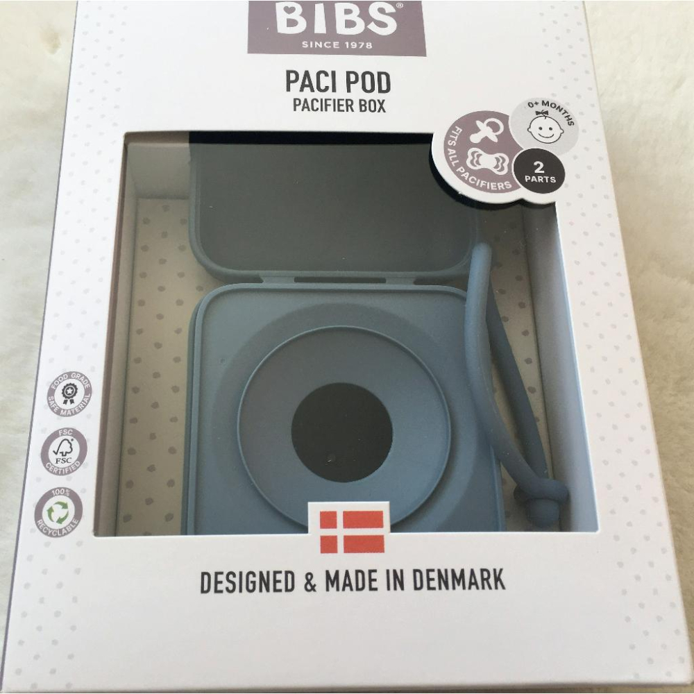 【現貨】️丹麥 BIBS Pacifier Box 奶嘴收納盒 Loops 12入 奶嘴環 玩具環-細節圖6