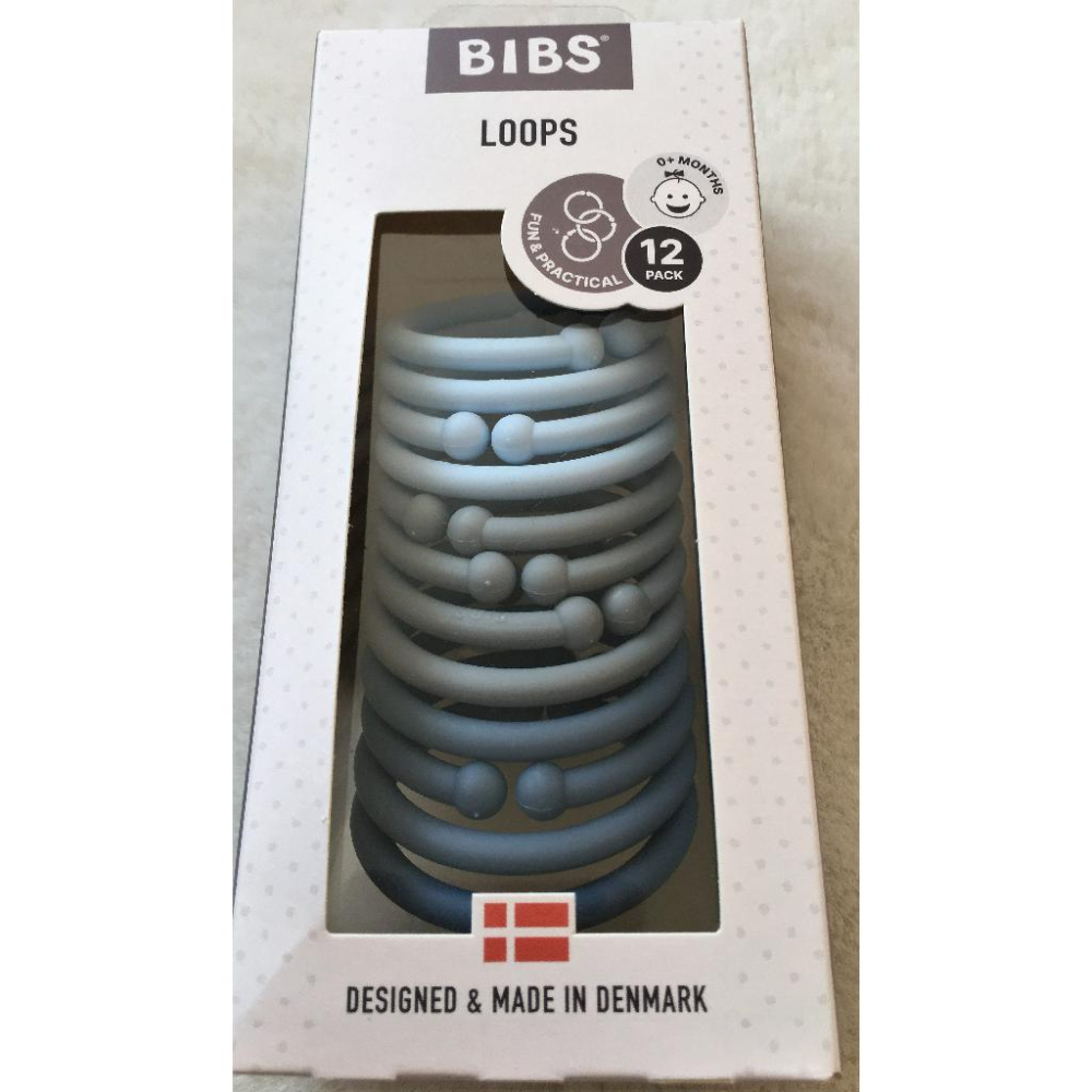 【現貨】️丹麥 BIBS Pacifier Box 奶嘴收納盒 Loops 12入 奶嘴環 玩具環-細節圖9