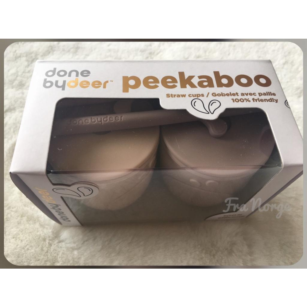 【現貨】️ 丹麥 DONE BY DEER Peekaboo 新品 Wally 吸管杯 學習水杯 2入組-細節圖5