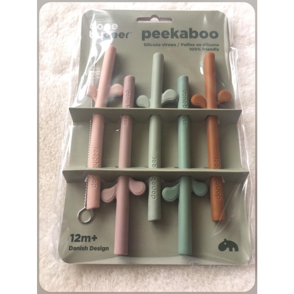 【現貨】️ 丹麥 DONE BY DEER Peekaboo 新品 Wally 吸管杯 學習水杯 2入組-細節圖7