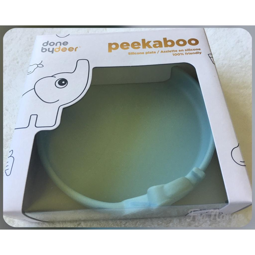 【現貨】丹麥 Done By Deer 新款 Peekaboo 矽膠 大象 矽膠 Elphee 餐盤-細節圖6