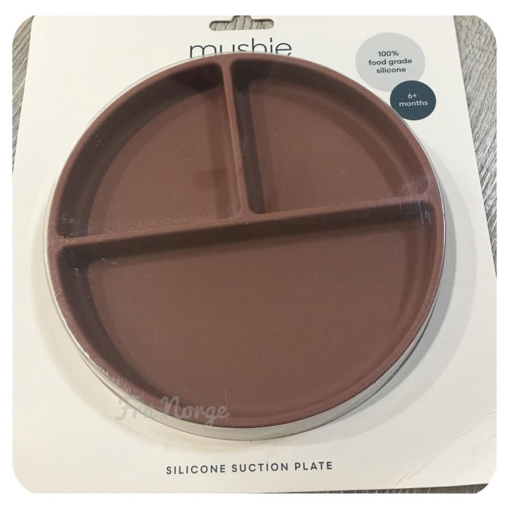 【現貨特價】Mushie 吸盤分隔餐盤 食品級矽膠 學習餐具 多色可選-細節圖7