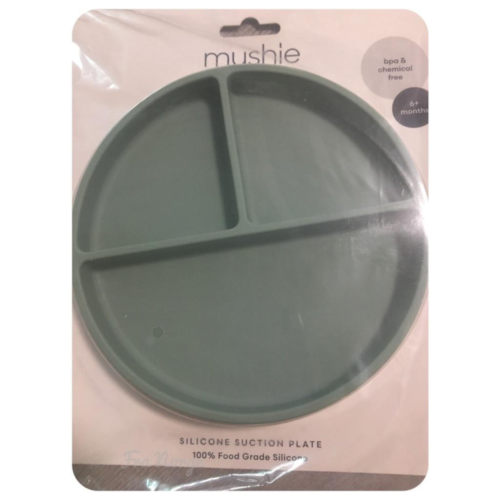 【現貨特價】Mushie 吸盤分隔餐盤 食品級矽膠 學習餐具 多色可選-細節圖8