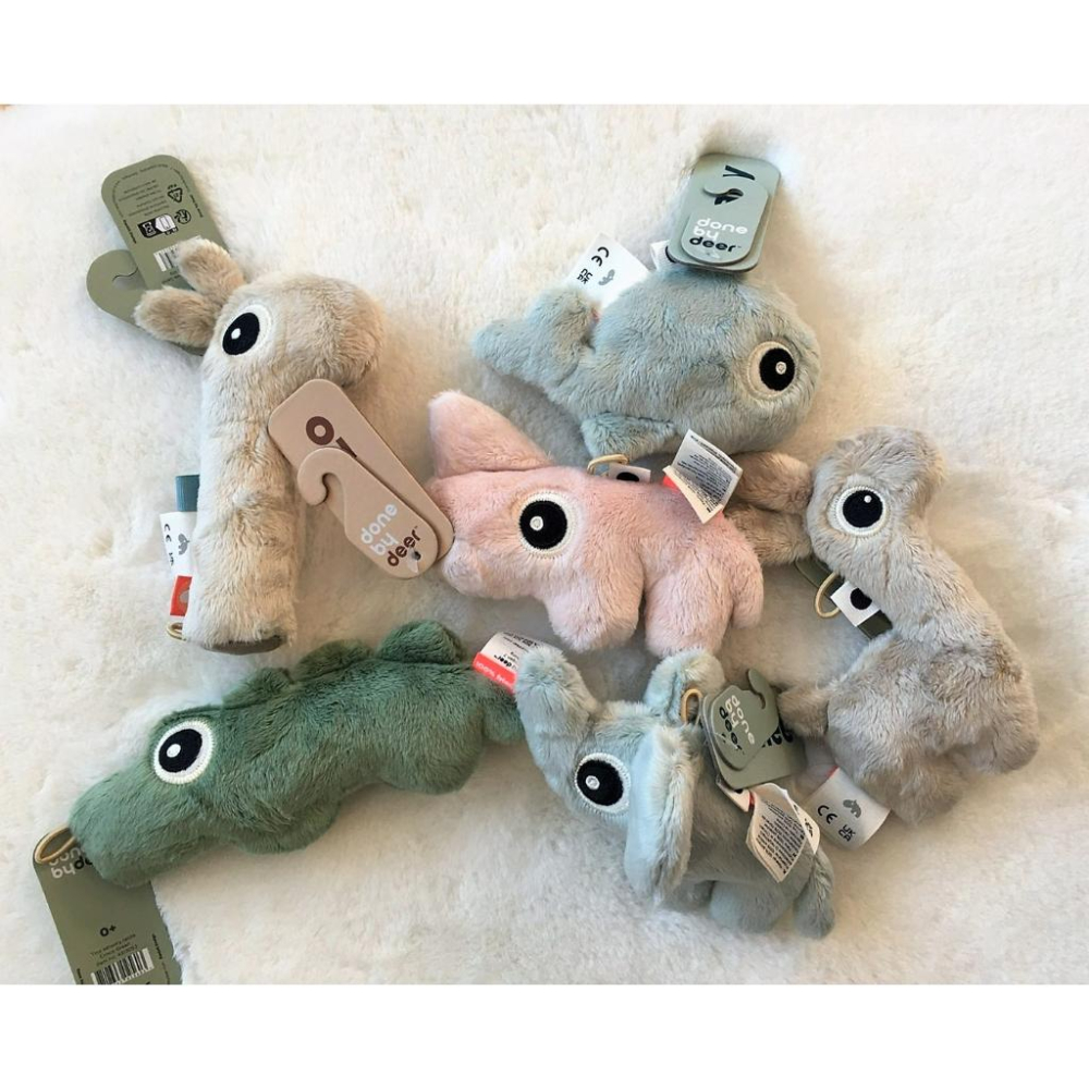 【現貨】丹麥 Done By Deer 小小 手搖鈴 Nozo Elphee Raffi Croco 新款 Lalee-細節圖2