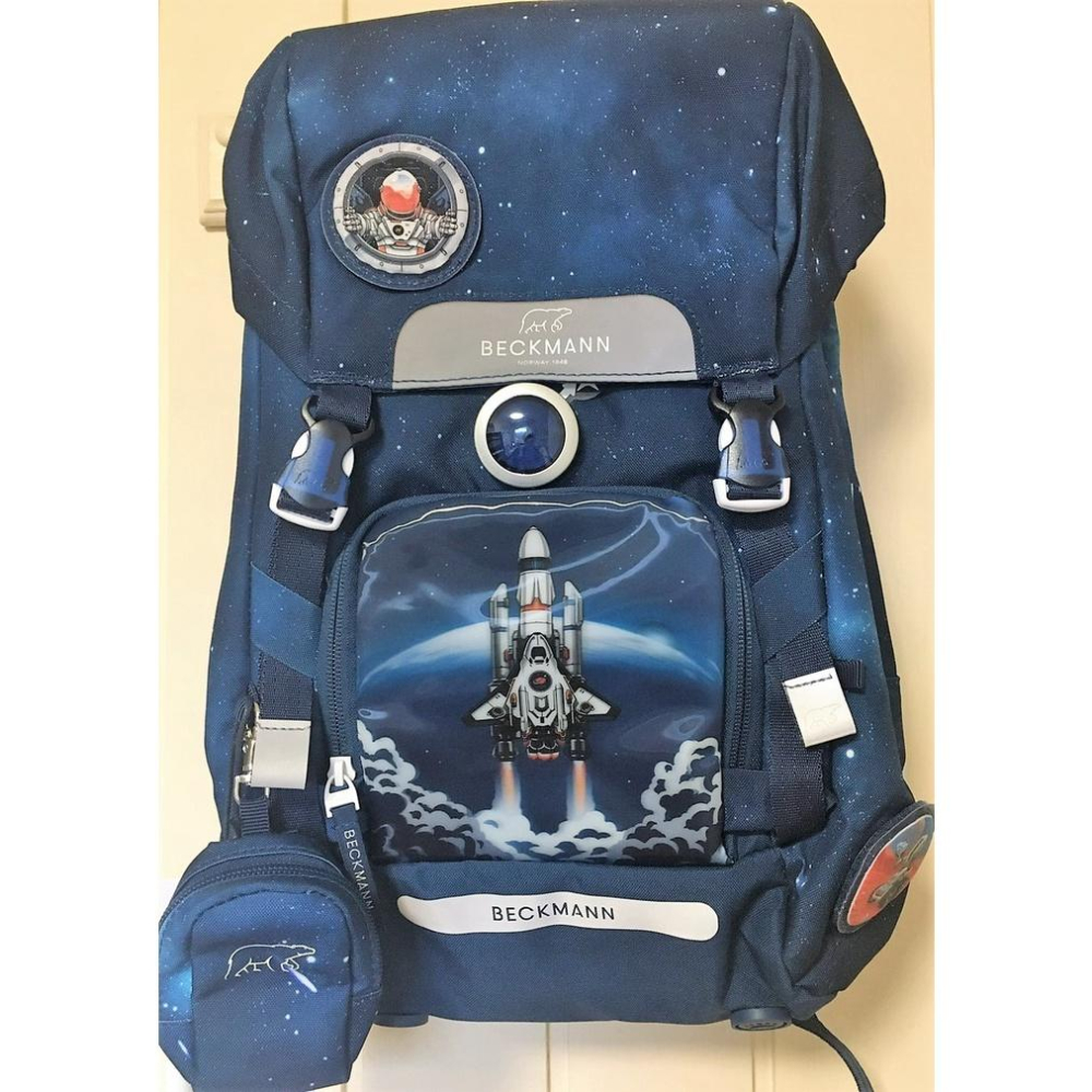 【現貨】️🌟 挪威第一品牌 Beckmann 小學 22L 護脊書包-細節圖9