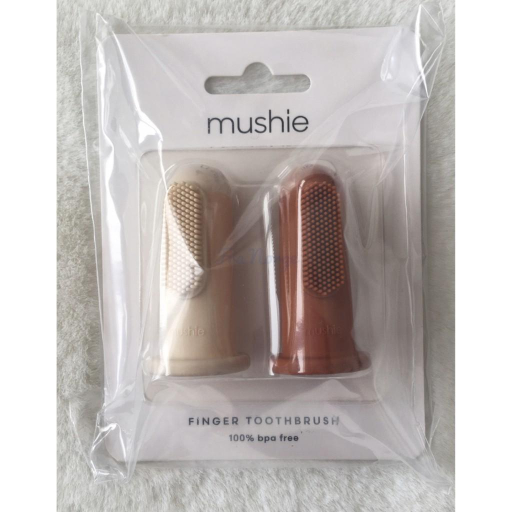 【現貨】Mushie 乳牙刷 嬰幼兒乳牙刷 食品級矽膠 2入組-細節圖5