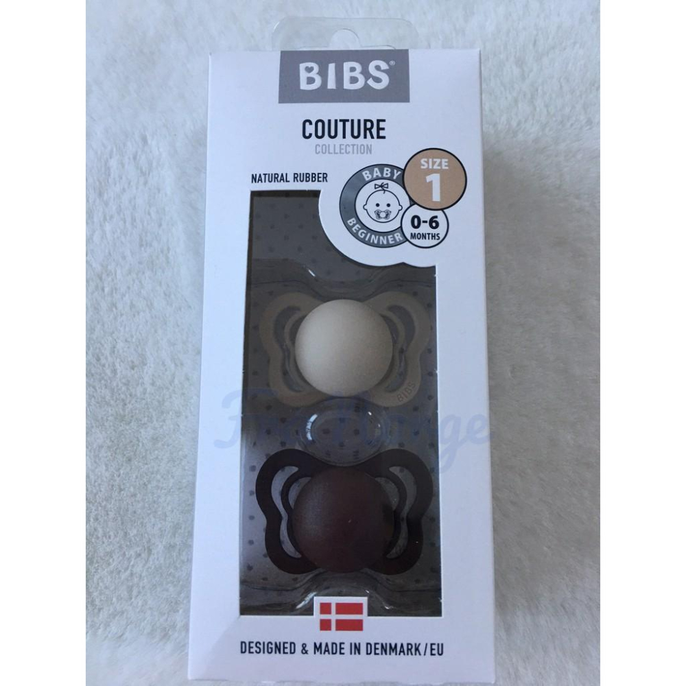 【現貨】️丹麥 BIBS COUTURE 拇指型 天然橡膠奶嘴 原裝2入 1號0-6m / 2號 6-18m-細節圖3