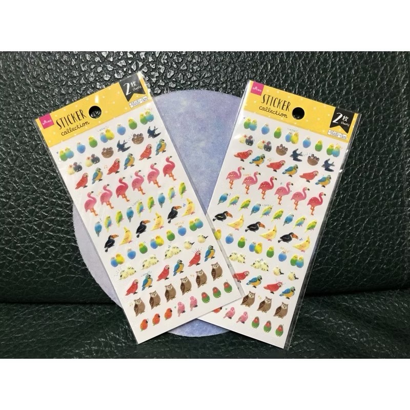 全新 現貨 玄鳳 小鳥 鸚鵡 留言卡 卡片 貼紙 收藏 紀念-細節圖3