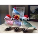 全新 日本 限量 聖誕鈴聲 鸚鵡 小鳥 音樂 玩具 公仔 裝飾品 兒童節 生日禮物 紫色 藍色-規格圖8