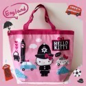 近全新 限量 現貨 HelloKitty 凱蒂貓 保溫 保冷袋 手提包 美國 英國 玩遊世界 18L-規格圖2