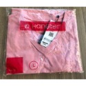 全新 現貨 HanGTen 腳丫 玫瑰花 休閒 上衣 短袖 灰色 藍色 粉色 流行 時尚 百搭-規格圖3