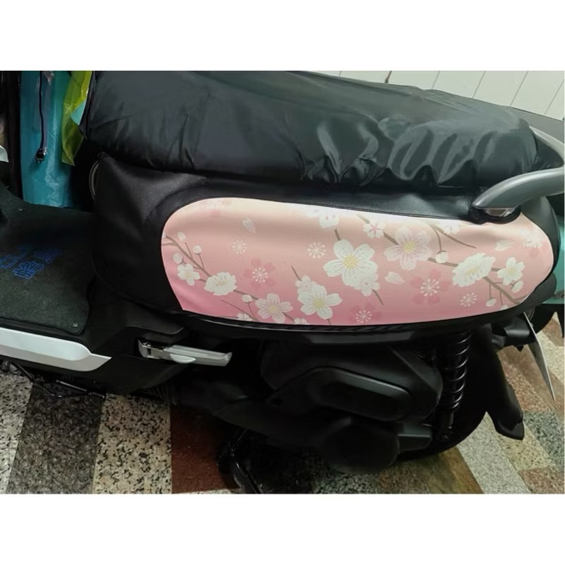 9.9成新 機車 車殼 車頭 車套 儀版表 防刮傷 防護照 SYM 蜂鳥 櫻花 粉色-細節圖2