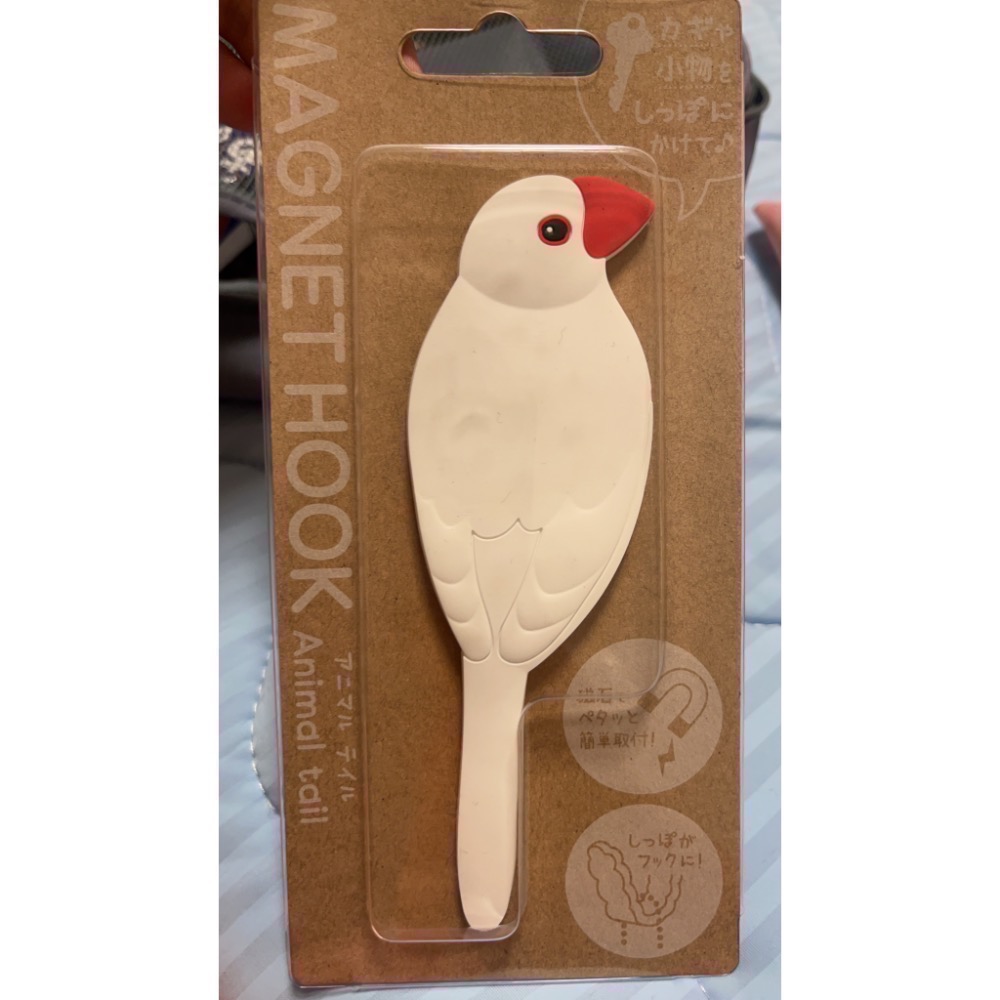 《日本代購》全新 現貨 文鳥 玄鳯 虎皮 柴犬 鑰匙圈 掛鉤 收納-規格圖1