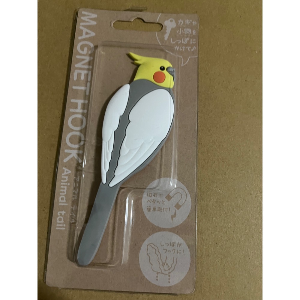 《日本代購》全新 現貨 文鳥 玄鳯 虎皮 柴犬 鑰匙圈 掛鉤 收納-規格圖1