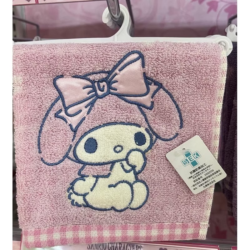 《日本代購》全新 現貨 三麗鷗 手帕 擦手巾 布丁狗 大耳狗 帕恰狗 美樂蒂 藍企鵝 送禮首選 生日禮 交換禮-規格圖10