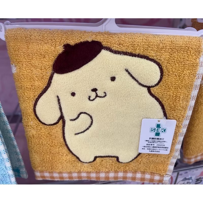 《日本代購》全新 現貨 三麗鷗 手帕 擦手巾 布丁狗 大耳狗 帕恰狗 美樂蒂 藍企鵝 送禮首選 生日禮 交換禮-規格圖10