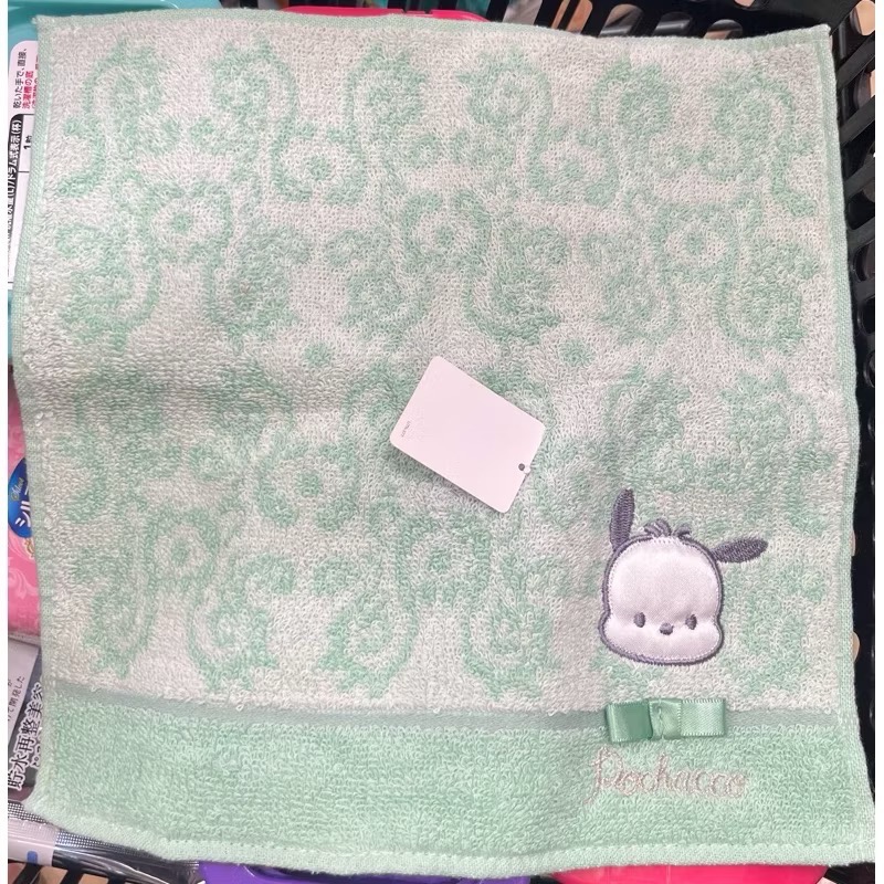 《日本代購》全新 現貨 三麗鷗 手帕 擦手巾 布丁狗 大耳狗 帕恰狗 美樂蒂 藍企鵝 送禮首選 生日禮 交換禮-規格圖10