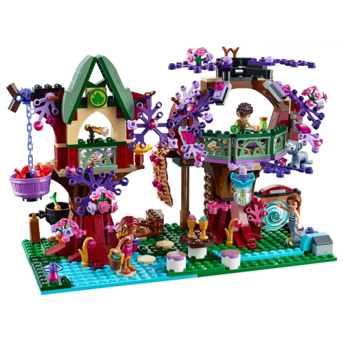 LEGO 樂高 盒組 41075 Elves 精靈系列 精靈們的樹屋 紫色樹屋 （無盒）