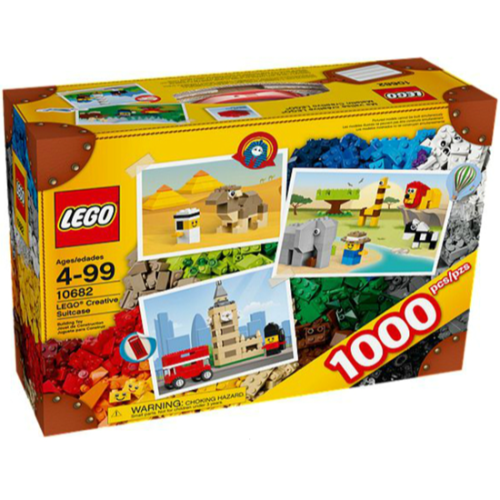 LEGO 樂高 盒組 10682 Classic 積木補充包 行李箱 1000片
