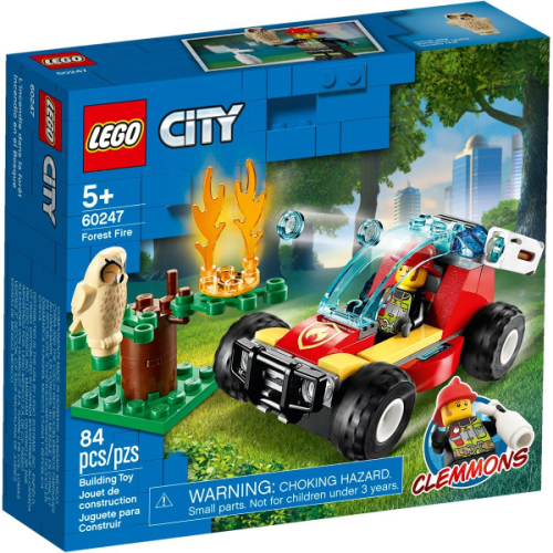 LEGO 樂高 盒組 60247 City 城市系列 森林火災 火警 消防車 消防隊