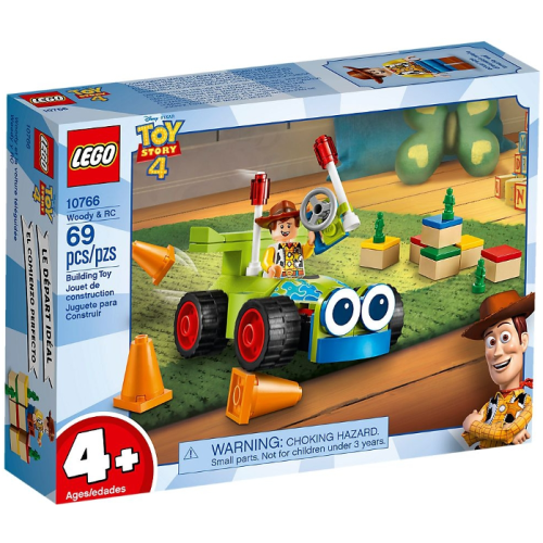 LEGO 樂高 盒組 10766 Toy Story 4 玩具總動員 胡迪和RC遙控車