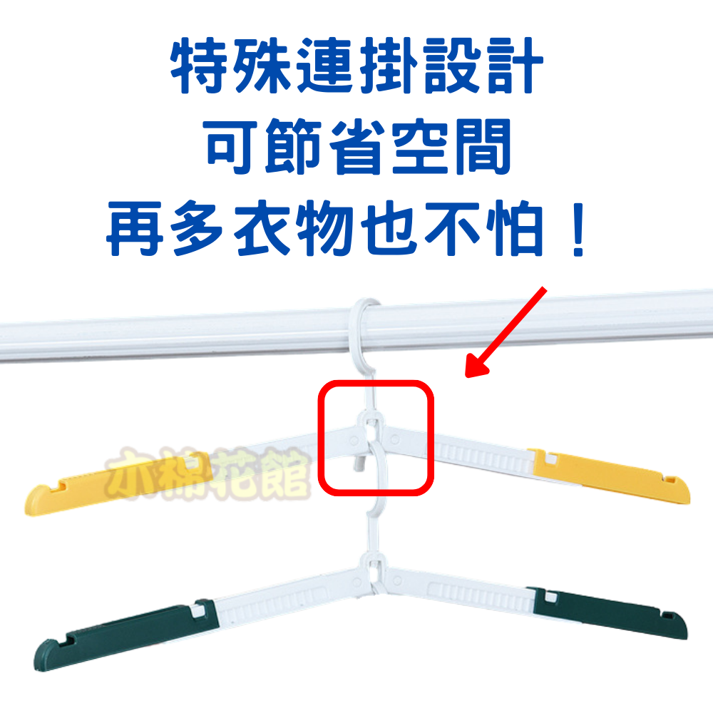 折疊衣架 伸縮衣架 折疊曬衣架 摺疊衣架 旅行衣架 折疊曬衣架 旋轉衣架 [木棉花館]-細節圖2