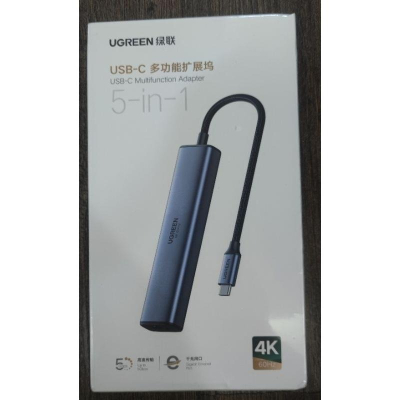 ugreen 綠聯 type c 擴展機 usb 3.0×3 HDMI 4k@60hz 1000mbs網口