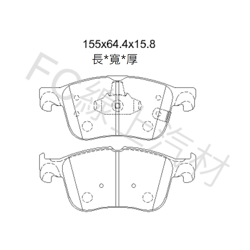 FC汽材 FOCUS MK4 19-年 前來令片 剎車片 剎車皮 elig陶瓷-細節圖2