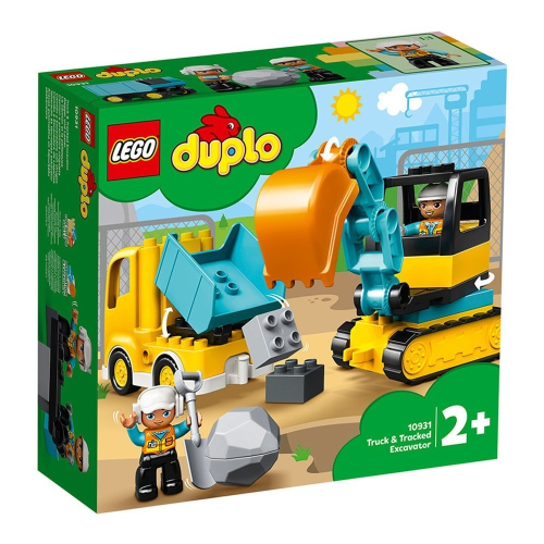 【MRW】LEGO 樂高 積木 DUPLO 得寶系列 卡車&amp;挖土機 10931