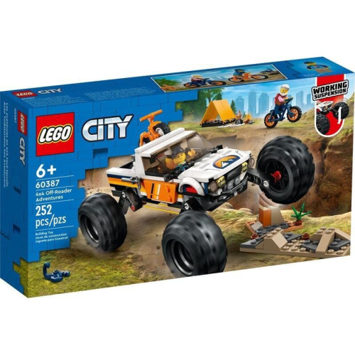 RUBY LEGO 樂高 60387 越野車冒險 City 城市系列