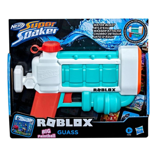 RUBY 孩之寶 NERF 加壓式 水槍 玩具 Roblox BIG Paintball Guass