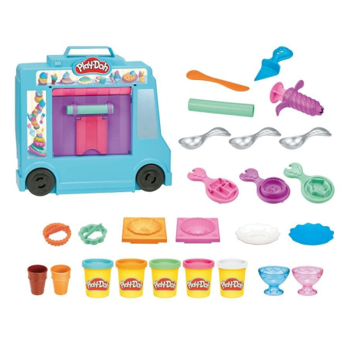 RUBY 培樂多 Play-Doh 黏土 廚房系列 冰淇淋車遊戲組 安全 無毒