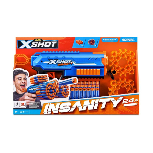 RUBY X-SHOT 狂戰士系列 癲狂 發射器 軟彈槍 夜襲者 泡棉子彈 ZU05034